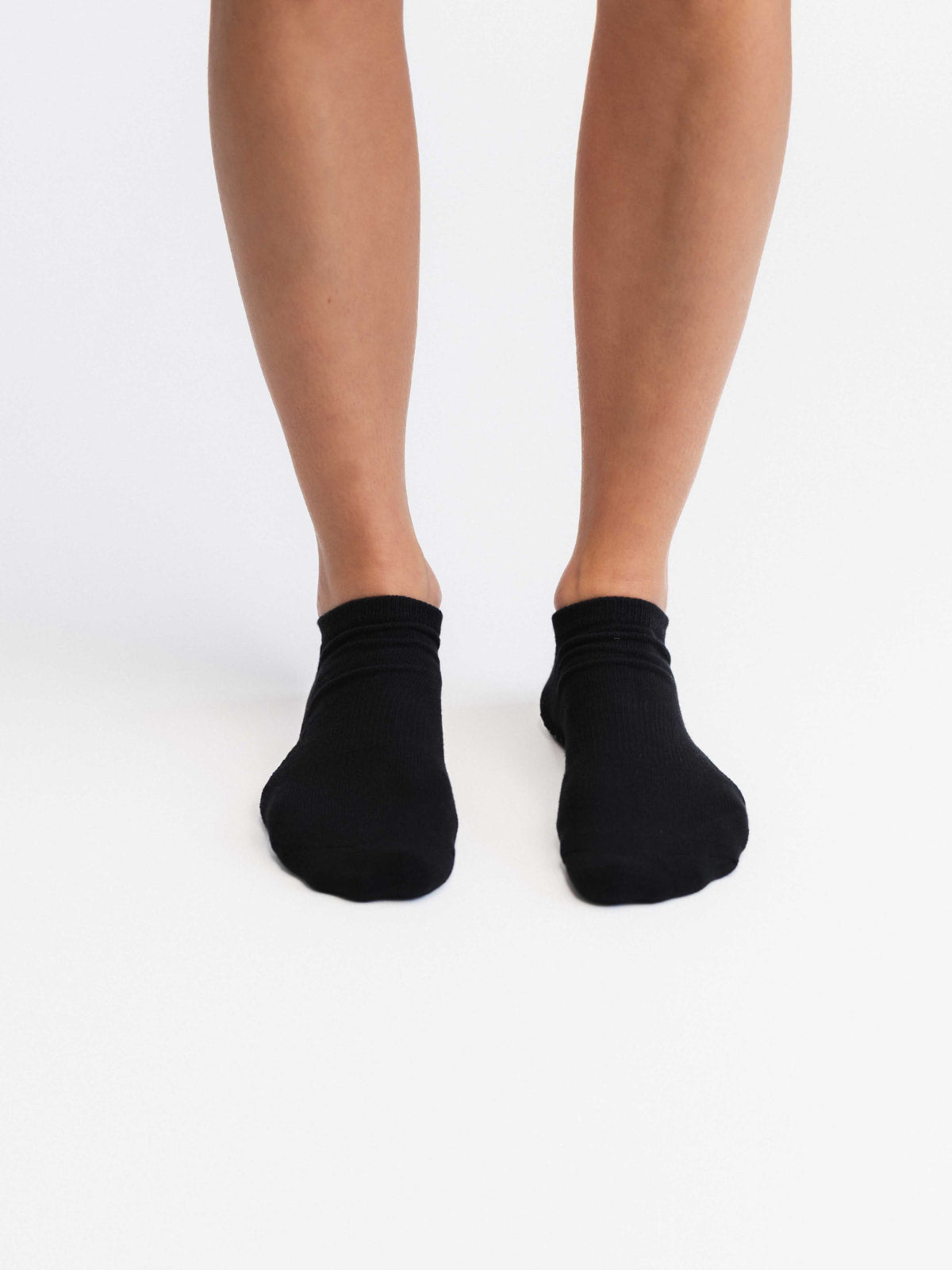 Women's high quality grip socks for Pilates and yoga – black color