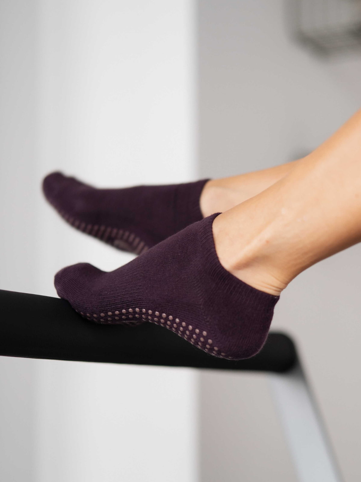 Women's non-slip  socks for Pilates reformer class 